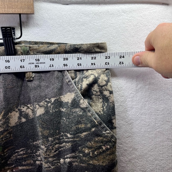 Jerzees Outdoors Camo Bigwoods Pants Mens 2XL Hunting Hunt Woods Stretch 2381 - Picture 6 of 12